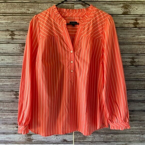 Talbots Women's‎ Long-Sleeved Popover Top Size L - Picture 1 of 7